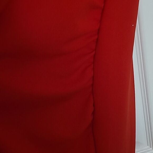 💲1️⃣0️⃣ Bundled ✔️Women's Work Wear True Red Ruffle Detail Dress sz XL - Picture 6 of 8